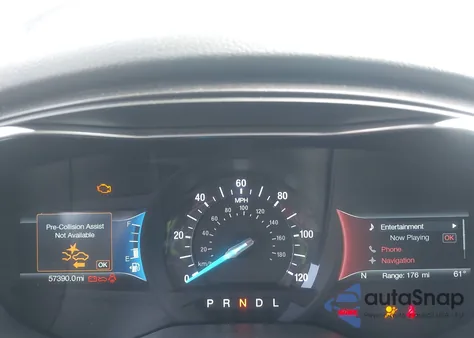 2020 Ford Fusion Plug-In Hybrid Titanium z USA, uszkodzony, nr VIN 3FA6P0SU1LR232526